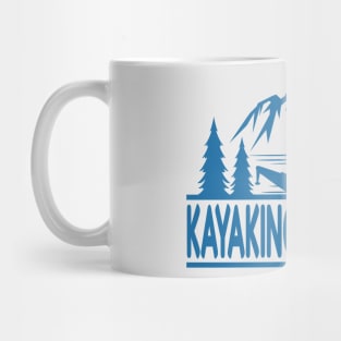 kayaking gets me wet Mug